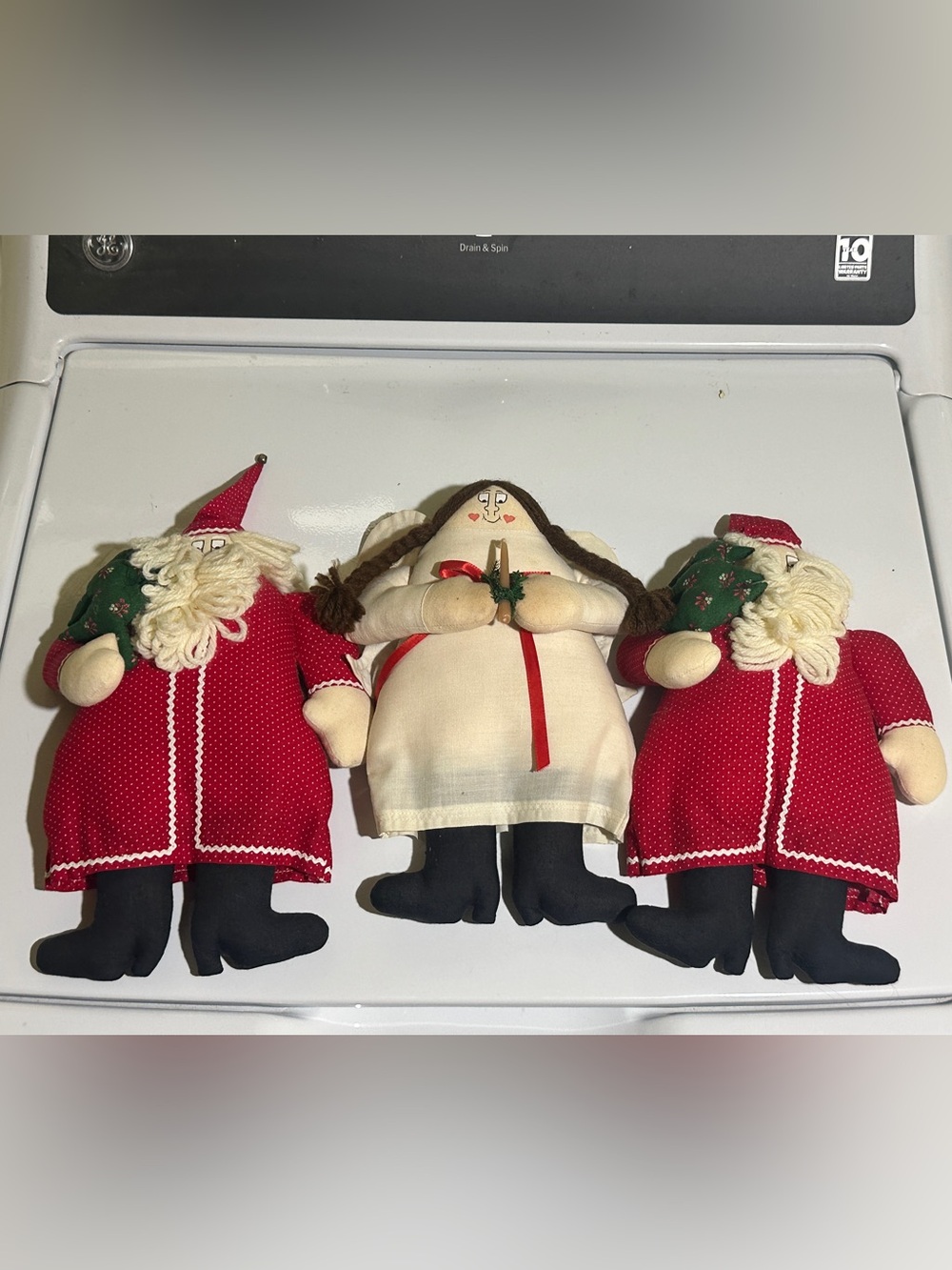 Holiday Angel Doll with Red Ribbon - Home Holiday
